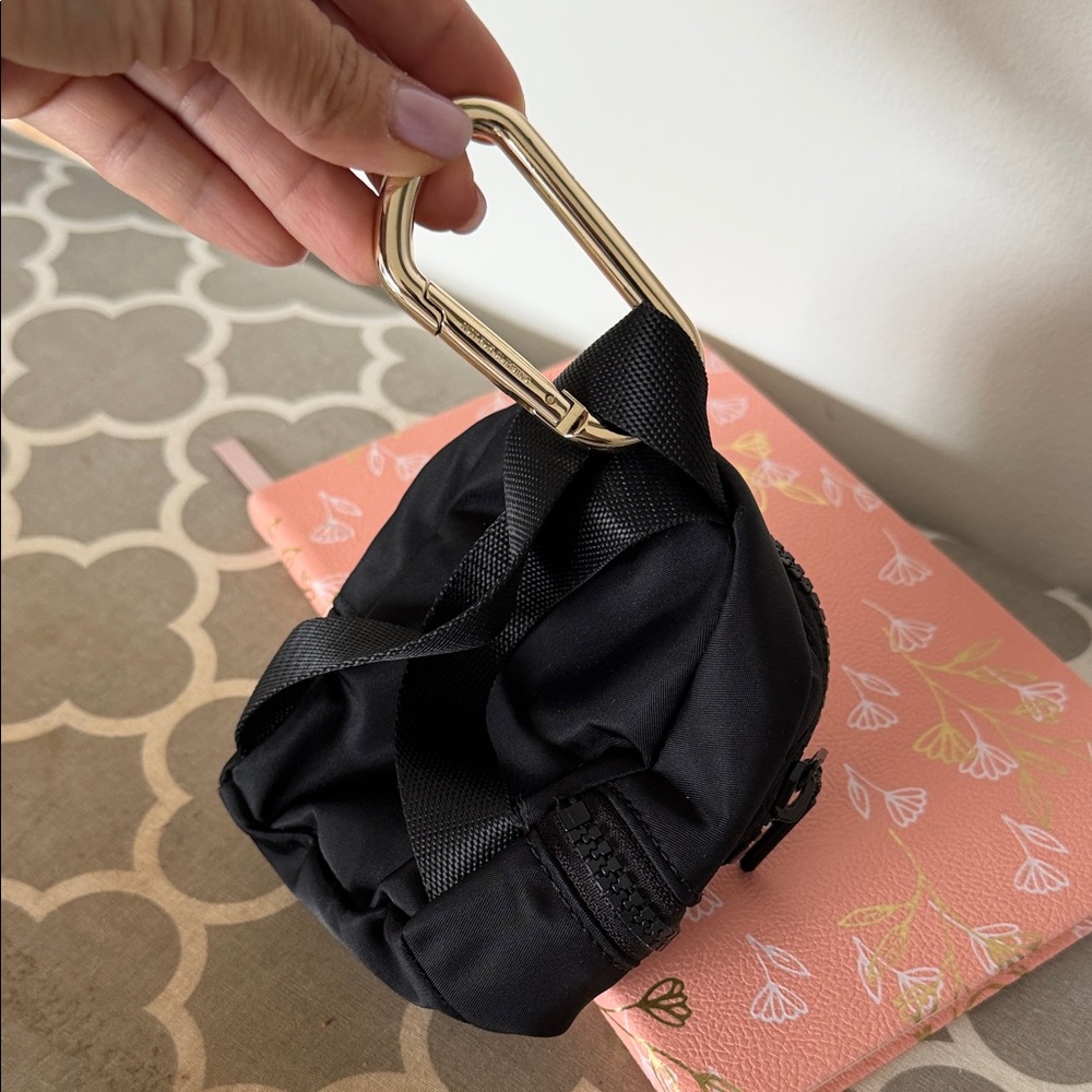 Lululemon Black Mini Backpack with Carabiner - image 3